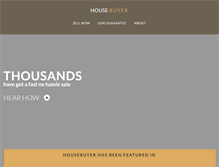 Tablet Screenshot of housebuyer.com